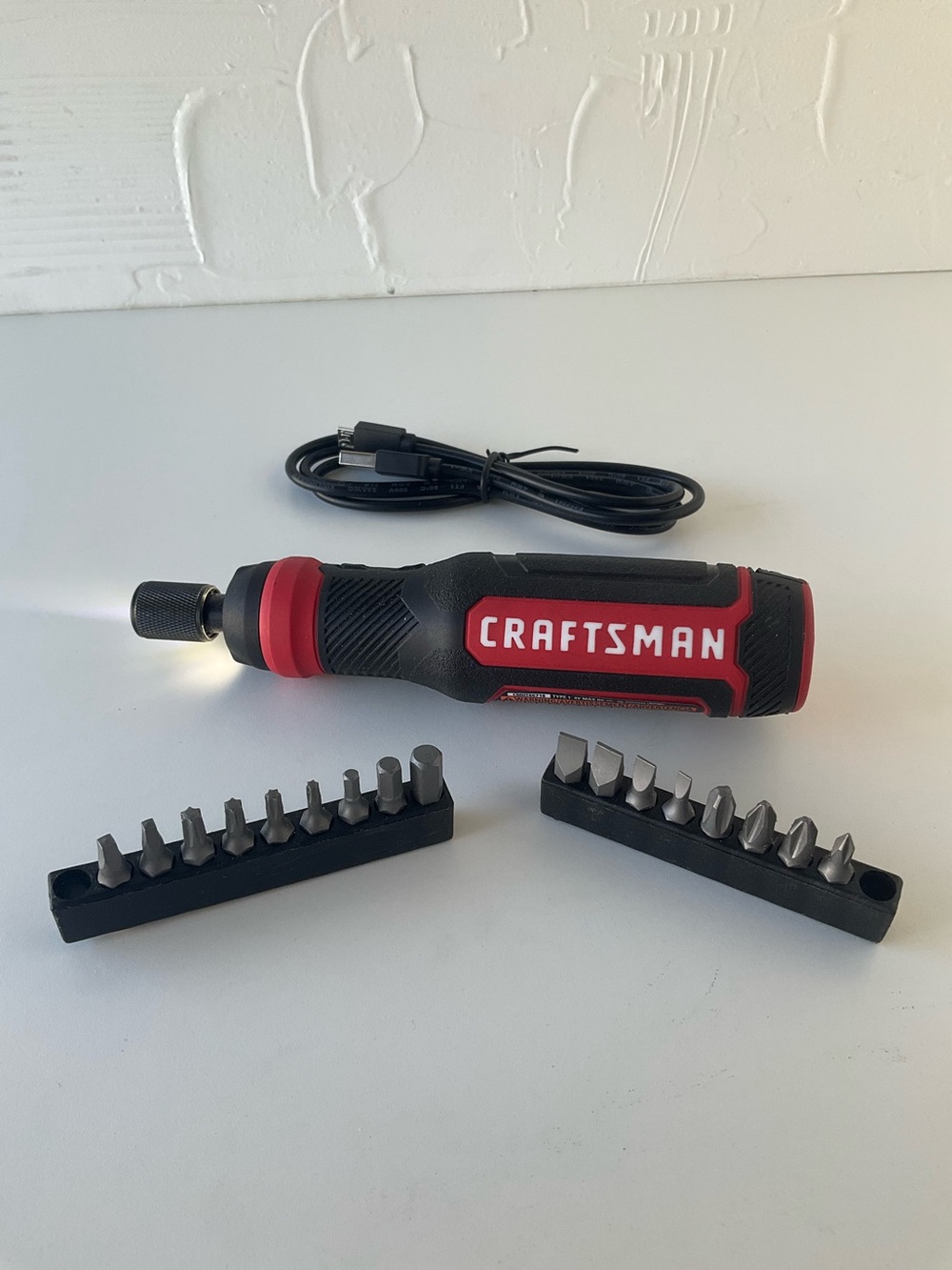 Craftsman 4V Max Cordless Screwdriver - Ergonomic Power - USB Rechargeable